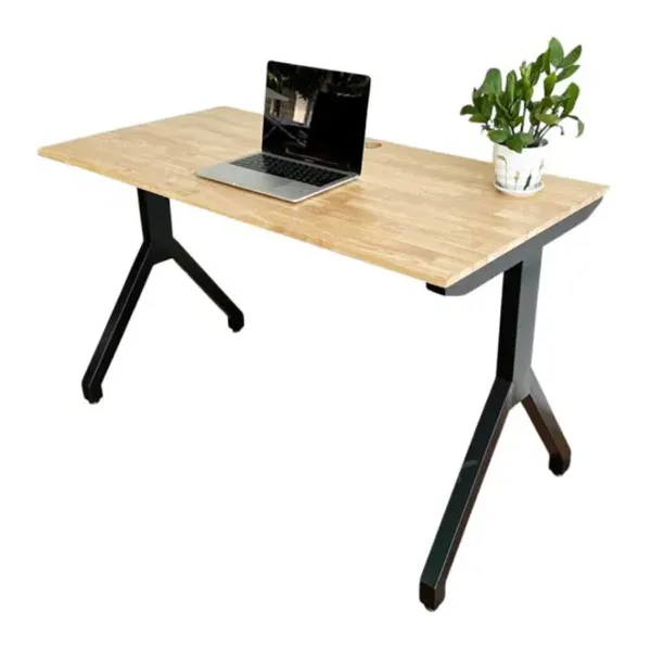 Bàn làm việc 120x60cm gỗ tự nhiên hệ YCHI HBYC001