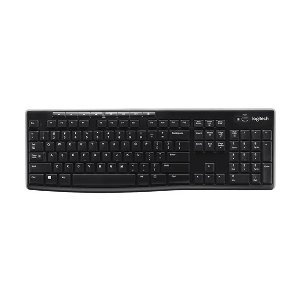 Bàn phím không dây Logitech K270 Màu đen