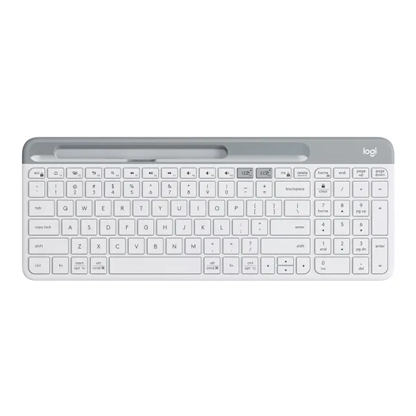 Bàn phím không dây Logitech K580 Slim Màu trắng (Wireles, Bluetooth)