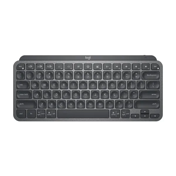 Bàn phím không dây Logitech MX Keys Mini Màu xám đậm (Wireles, Bluetooth, có đèn nền, sạc nhanh)