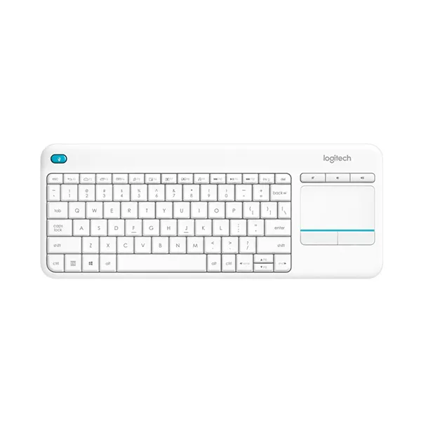 Bàn phím không dây LOGITECH K400 Plus - Màu trắng (tích hợp chuột)