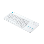 Bàn phím không dây LOGITECH K400 Plus - Màu trắng (tích hợp chuột)