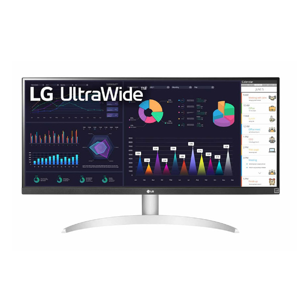 Màn hình ultrawide LG 29WQ600-W Trắng (29.0Inch/ WFHD (2560x1080)/ 5ms/ 100HZ/ IPS/ Tích hợp Loa/ USB Type-C)