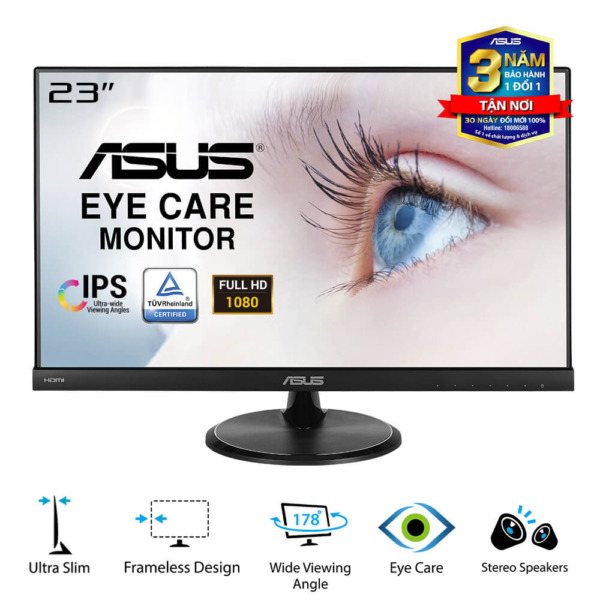 Màn hình Asus VC239H-J (23.0Inch/ Full HD/ 5ms/ 60HZ/ 250cd/m2/ IPS/ Loa)