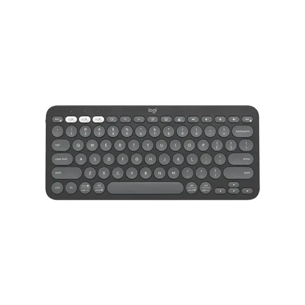 Bàn phím không dây Bluetooth Logitech Pebble Keys 2 K380S - Màu đen