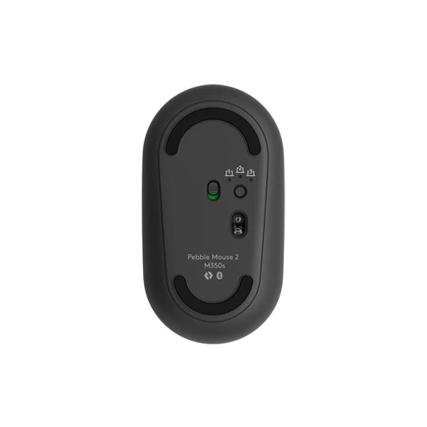 Chuột không dây Bluetooth Logitech Pebble M350S - Màu đen